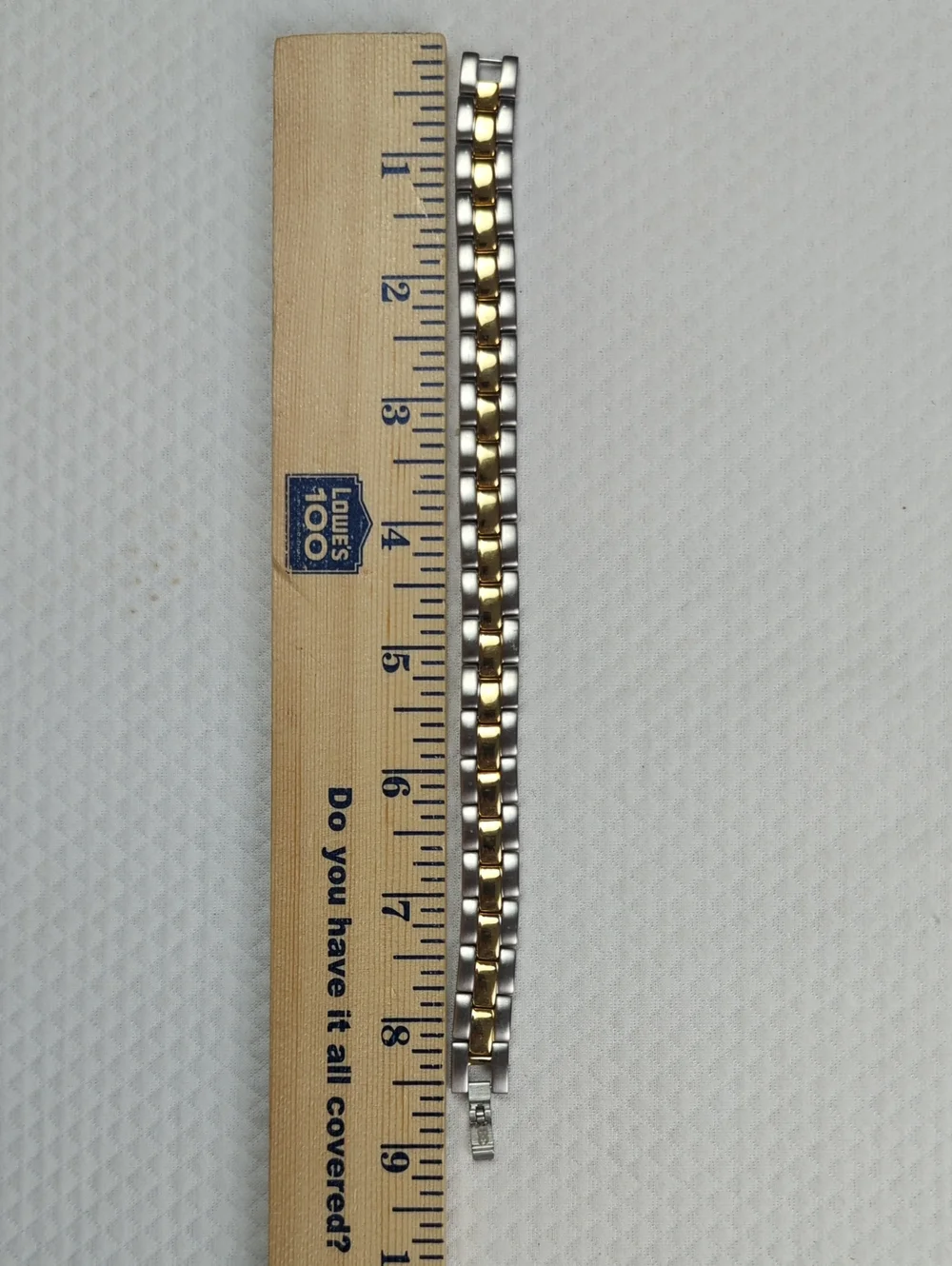 Two-Tone Stainless Steel and Gold Bracelet Band for Wearable